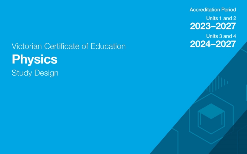 2023 VCE Physics Study Design